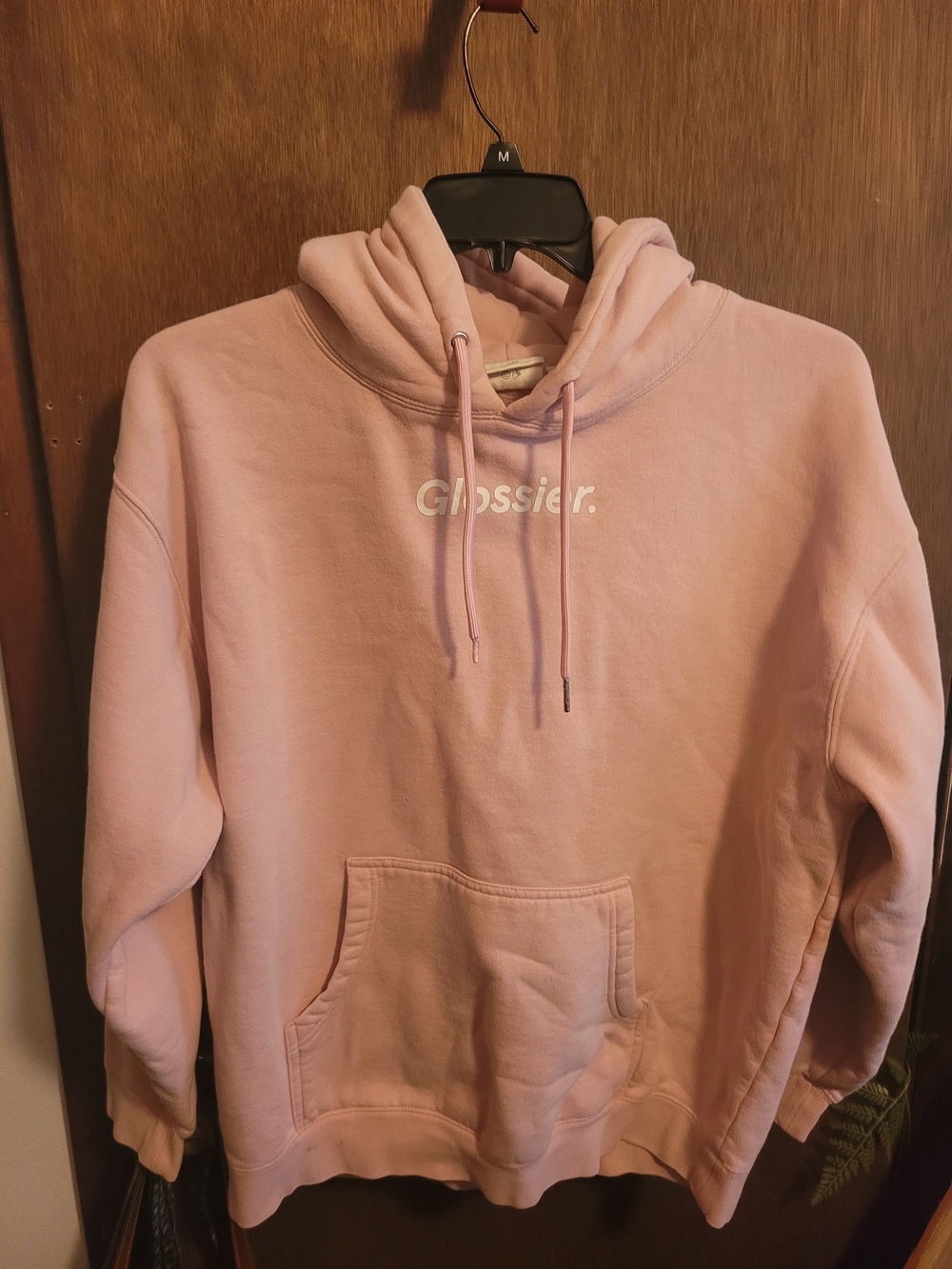 Glossier Pink Logo Hoodie